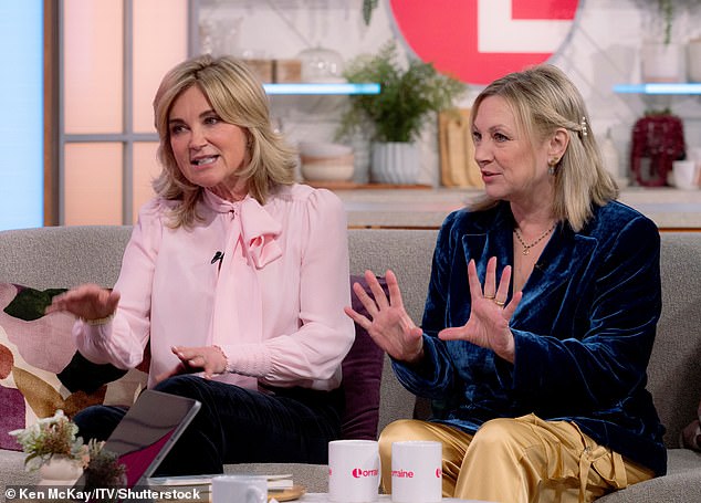 Big secret: The duo refused to reveal in detail why they split so dramatically years ago, but discussed a reunion during a joint appearance on Monday in Lorraine