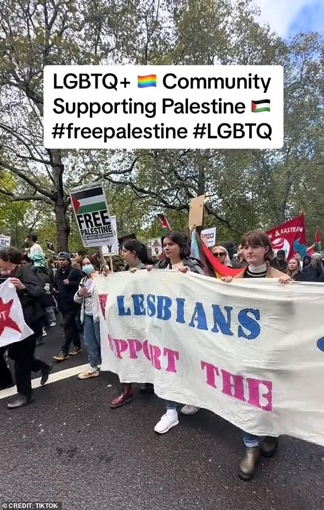 Some anti-Israel protesters who call themselves “Queers for Palestine” have been mocked online, given the oppression of LGBTQ people in Gaza.