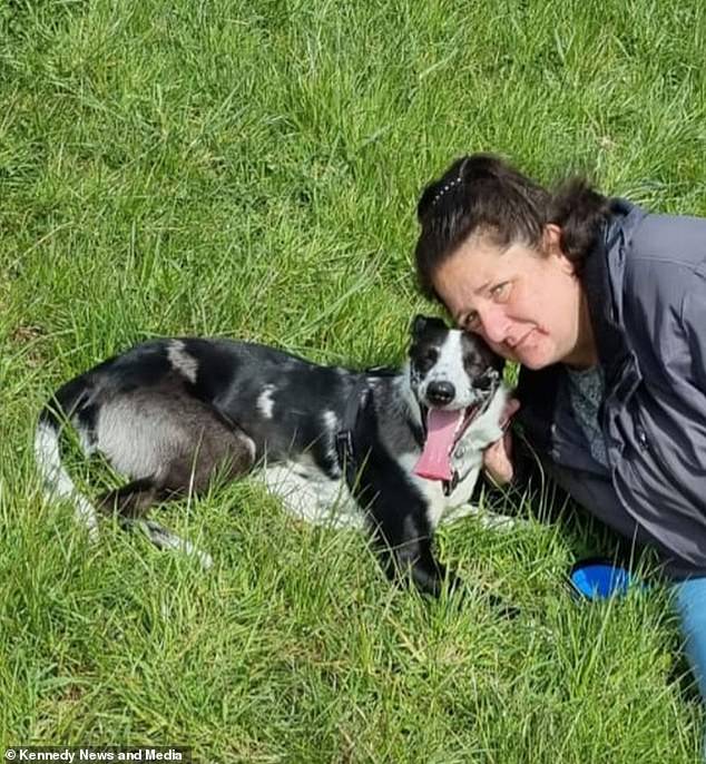 Lindsey Thwaites, 51, blamed her discomfort on painful piles, but after her dog Brian kept sniffing her butt, she made an appointment with her GP and was eventually diagnosed with cancer