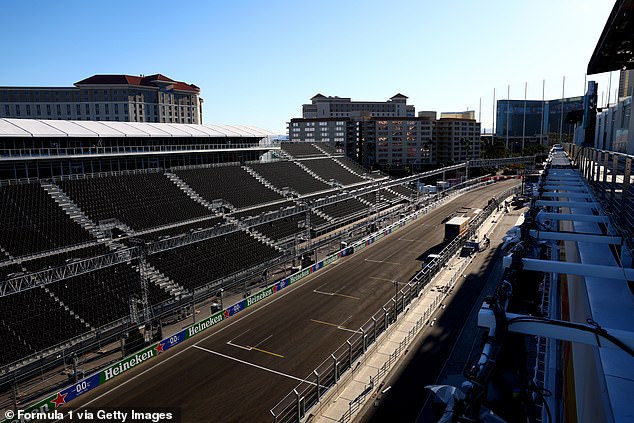 The stands are in Sin City as the world of F1 is set to appear in the coming days