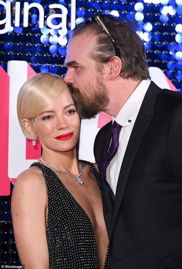 Opening: The singer, 38, claimed her husband David Harbour, 48, has become more famous than her and is now getting more 'attention' from fans