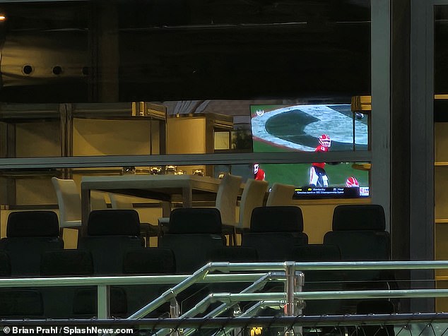 TVs are shown working for the first time in VIP suites, showcasing NFL action