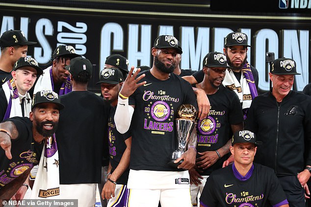 James won his fourth NBA title in 2020, when he guided the Lakers to their first championship in a decade