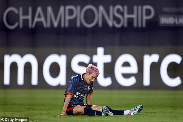 Megan Rapinoe's very last match ended when she tore her Achilles tendon after just a few minutes