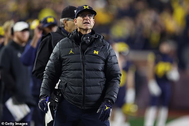 Harbaugh's bid for an emergency ban on Friday was postponed until Nov. 17