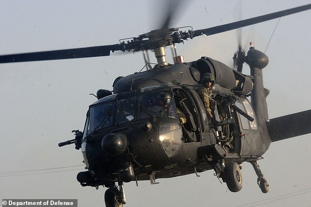 The helicopter was from the Army's 160th Special Operations Aviation Regiment, which transports commando troops on raids (photo: a Blackhawk helicopter)