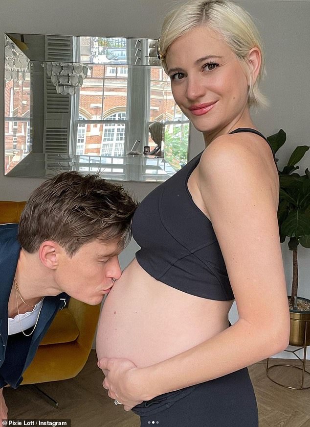 Baby joy!  The pop star announced in June that she was pregnant when she was already 31 weeks pregnant, after initially keeping the news a secret