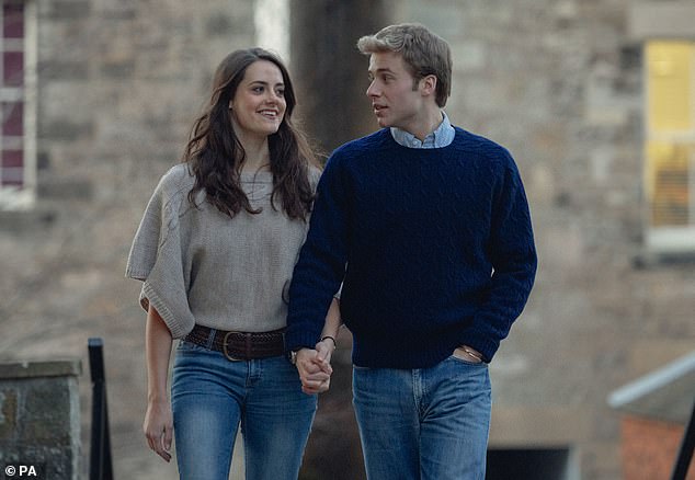 The Crown: The actor, 21, who plays Prince William in the Netflix series, said he enjoyed shooting with Kate Middleton actress Meg, 20 (featured in the show)