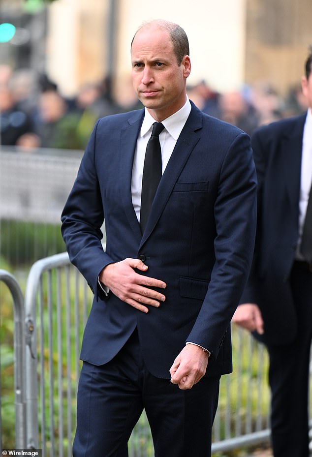 Dedication: On how he prepared to play the role of Prince William, he added: 'He's been documented from birth, so I was able to watch him grow up and really study him'