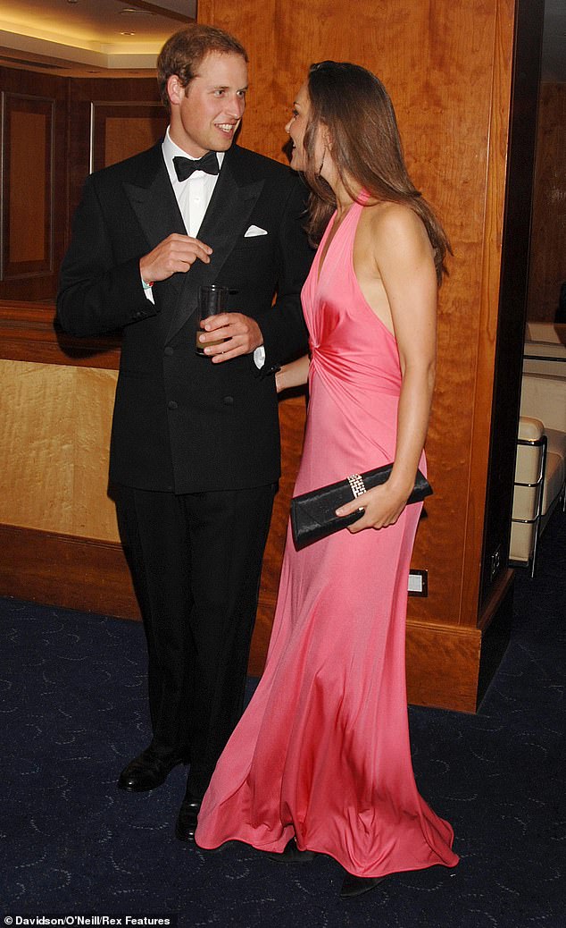 Prince William and Kate in June 2008 at the ball in support of the Starlight Children's Foundation at the Royal Lancaster Hotel in London