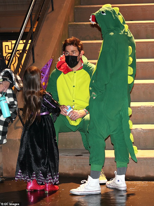 This is Halloween: the couple was filming a Trick or Treat scene