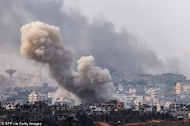 The Israeli side of the border with the Gaza Strip on November 11