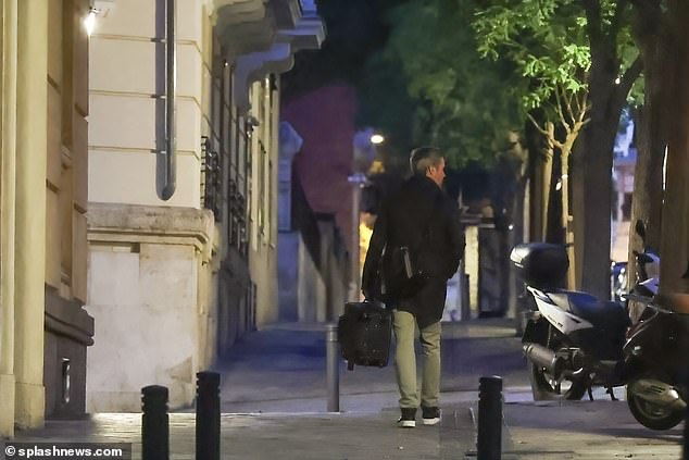 Crown Prince Frederik of Denmark is seen alone