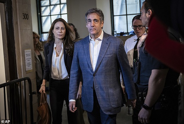 Michael Cohen came face to face with former client and friend Donald Trump on Tuesday as he took the stand in the former president's $250 million fraud trial.