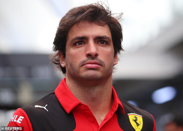 Ferrari's Carlos Sainz will be one of four Formula 1 drivers to show his swing on Tuesday