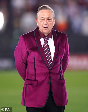 West Ham owner David Sullivan prepared to replace Moyes last summer