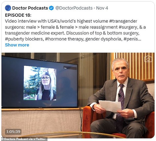 The revelations were made in the latest episode of Doctor Podcasts, hosted by Dr. Robert Cykiert