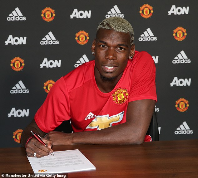 Pimenta also revealed the details of Paul Pogba's record-breaking move to Man United