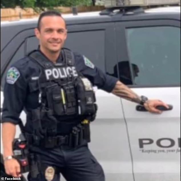 A candlelight vigil was held at City Hall in downtown Austin to honor Officer Jorge Pastore, who was killed in an officer-involved shooting on Nov. 11.