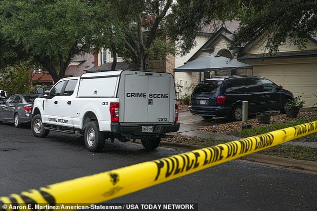 The Tanglewood Oaks neighborhood where the shooting occurred has been a crime scene since Saturday morning