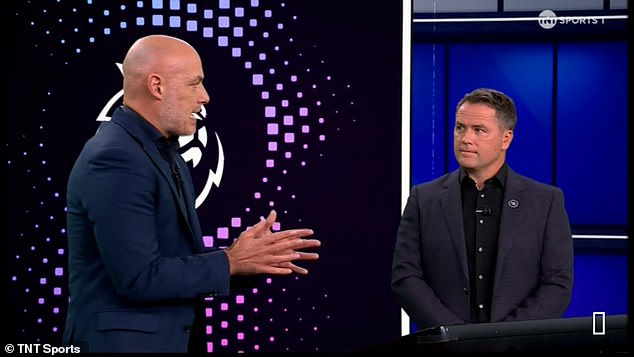 Audience members believe the show would work much better if Howard Webb (left) was questioned by someone other than Michael Owen (right)