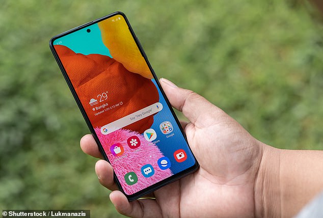 Samsung Galaxy A51, released in December 2019, features a punch-hole front camera