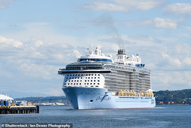 Mr. Cohen's father was sailing on Ovation of the Seas (pictured), operated by Royal Caribbean, last month when he developed a sore throat about 10 days into the 19-night voyage