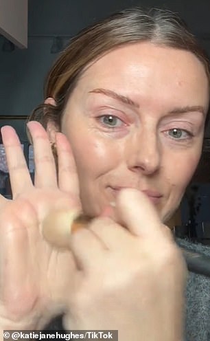 Hughes said using this technique can make your foundation last longer and look more 