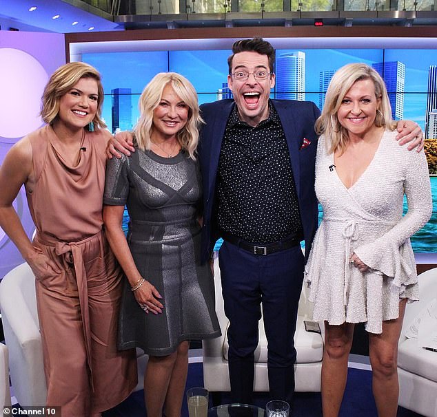 A spokesperson confirmed on Tuesday that the final episode of Studio 10 will air on Friday, December 22, after more than a decade on Australian screens.  (L-R: Studio 10 panelists Sarah Harris, Kerri-Anne Kennerley, Joe Hildebrand, Angela Bishop)