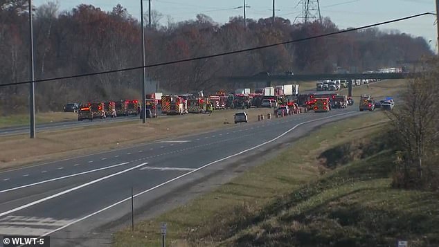 The Ohio Department of Transportation said the estimated duration of how long the road will be closed is unknown at this time