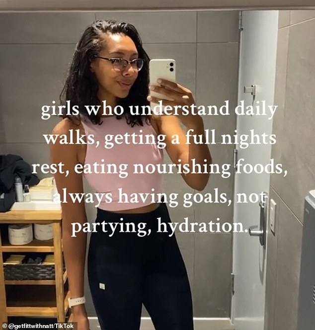 The content creator documented the meals and workouts that helped her lose 15 pounds on TikTok, where she goes by the handle @getfittwithnatt