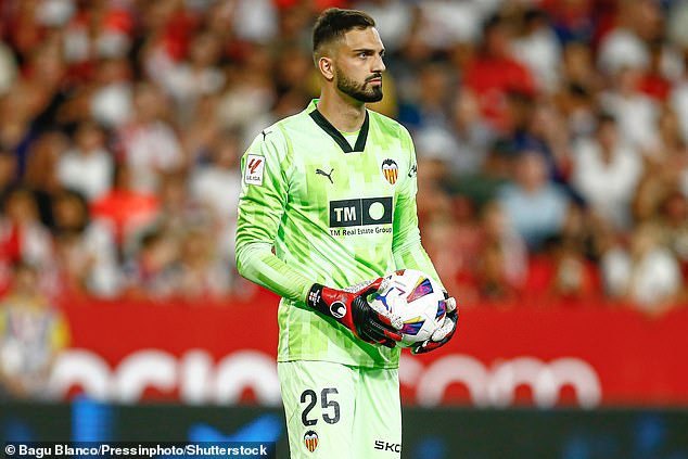 Valencia's goalkeeper Giorgi Mamardashvili has also attracted interest from European rivals