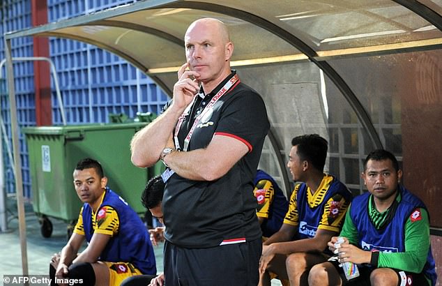 One stint managing DPMM FC – a club owned by Crown Prince Al-Muhtadee Billah of Brunei (pictured in 2014)