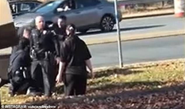 Charlotte-Mecklenburg police said the altercation began when police approached Pierre and her colleague Anthony Nathaniel Lee while they were smoking marijuana at South Tryon Street and Arrowood Road.