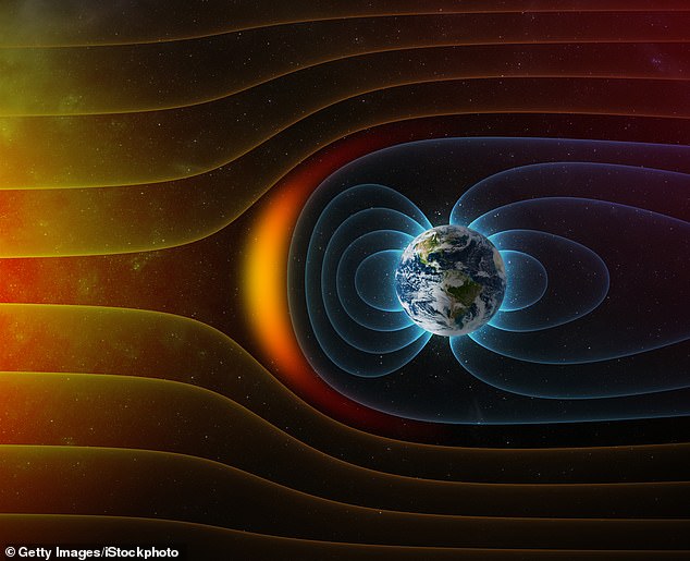 Earth's magnetosphere protects us from galactic cosmic radiation (GCR), but on a trip to Mars, astronauts will be bombarded by these space rays.  Its effects on the developing fetus are unknown