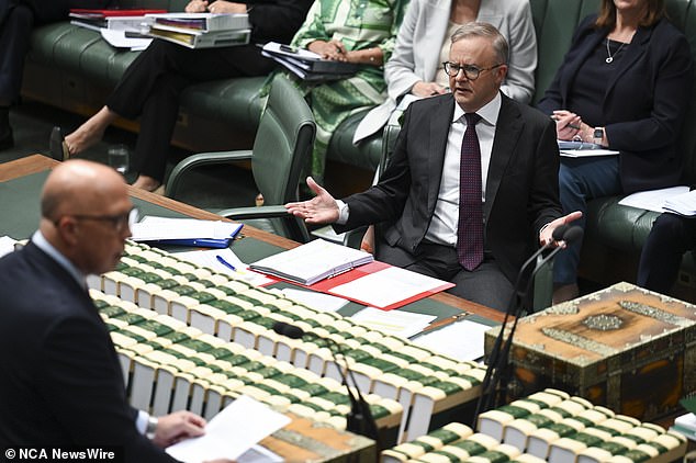 The Prime Minister's anger boiled during Question Time, remarking that he 'didn't think (opposition leader Peter Dutton) could go that low'