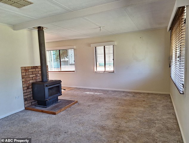 The property ad jokingly tried to claim that the house had a fireplace to 