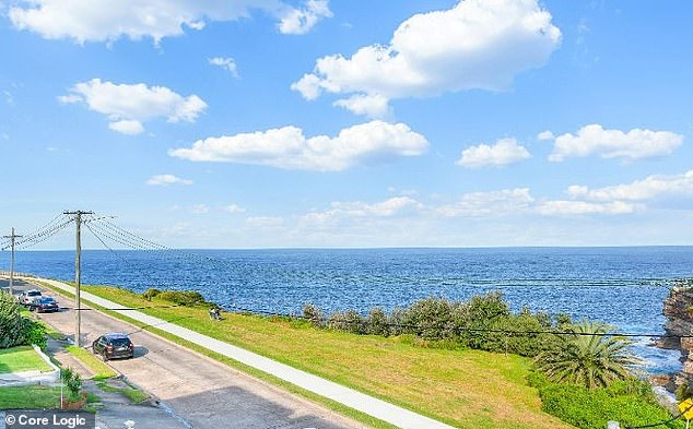 View from the family home where Thijssen arrived with Lilie of the cliff with multi-million dollar homes and panoramic views of the ocean, which may have given Thijssen the idea to return there in his final hours