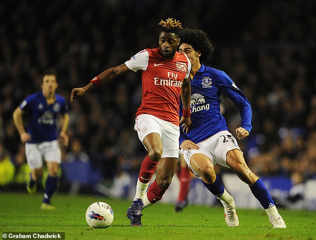 Alex Song made 204 appearances for the Gunners, scoring 10 goals and providing 23 assists