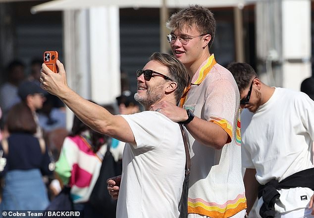 Selfie King: Gary couldn't take enough selfies and he let his son take more than one or two!