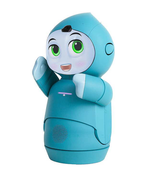 An AI-powered robot called Moxie is designed to talk to children with a built-in chatbot to help them learn social skills