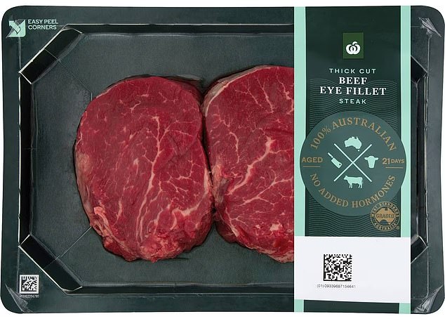 Woolworths took home ten product of the year awards, including 'fresh meat' with its popular thick-cut beef tenderloin