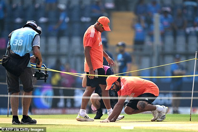 The build-up to the match was overshadowed after it was revealed that India had gone behind the backs of the ICC to ensure their clash with New Zealand in Mumbai would take place on a used pitch.