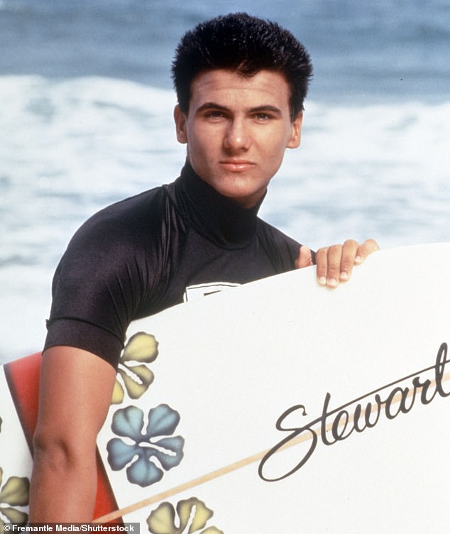 Pictured: Jeremy Jackson in Baywatch.  The couple had an acrimonious split in 2014 after being married for less than two years