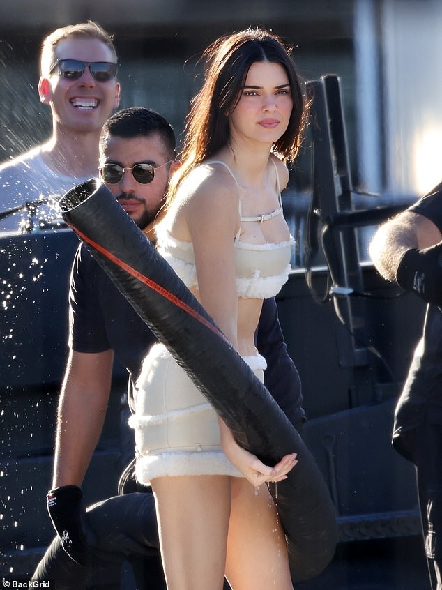 Toned: Jenner maintains her slim 6-foot frame with help from Alo trainer Louis Chandler-Joseph and Forma Pilates instructor Liana Levi