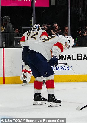 Florida Panthers players look dejected