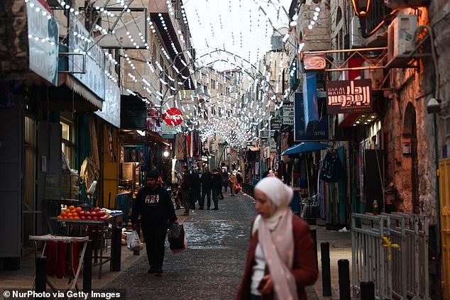 It is the first time that there are no festive decorations on display at the site where Jesus Christ is said to have been born