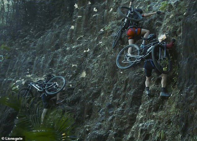 Endurance Race: The race of four-member teams also involves climbing hills and mountains with a bicycle on their shoulders