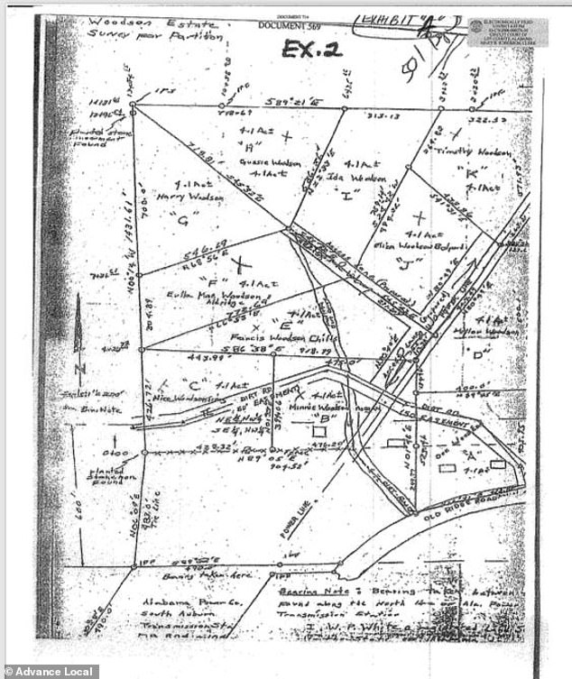 Because the land where Woodson's house sits is not divided into lots, but rather based on percentage ownership (under an arrangement called 