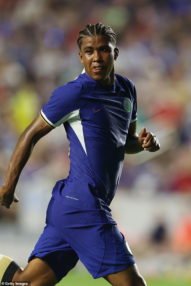 The Blues bought Brazilian teenager Andrey Santos (pictured) for £16 million in January